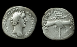 Antoninus Pius, Denarius, Clasped Hands reverse